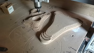 CNC wood Carving - Pt2 - Adaptive Clearing, 3d contours