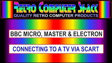 Connecting a BBC B Microcomputer to a TV via the SCART input