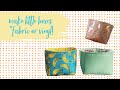 Little Boxes sewing tutorial