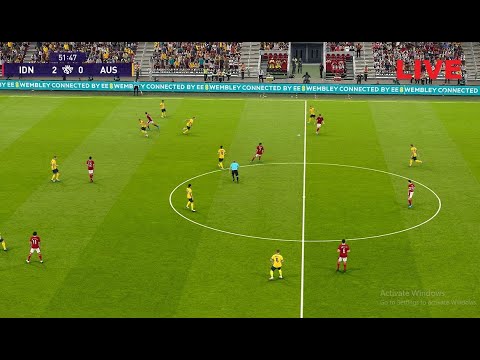 🔴 LIVE INDONESIA VS AUSTRALIA PELATIH BARU~ BAHASA INGGRIS DI PES QUALAPIKASI PIALA DUNIA 2026