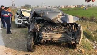 Download Lagu Accident: Ring Road Mira Sahib: 2 cars collide with each other, 6 people seriously injured, GMC J... MP3