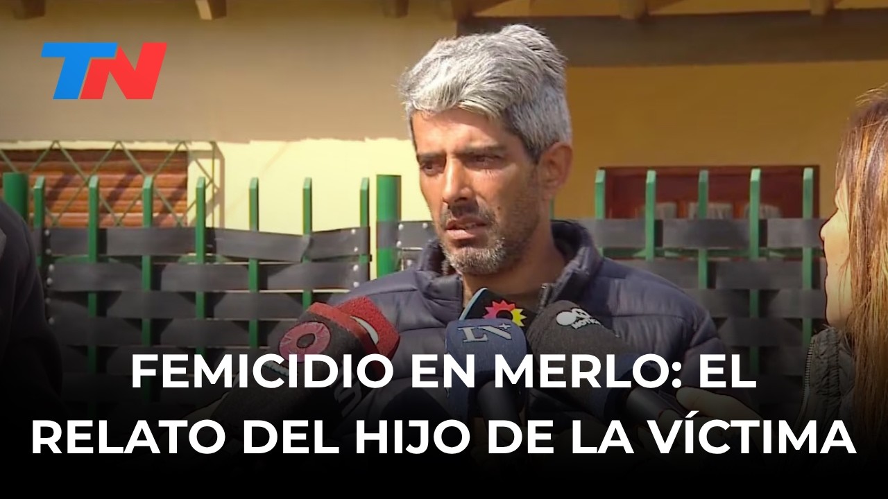 Habló el hijo de la mujer que fue asesinada por su marido en Merlo: “Mi papá es un psicópata”