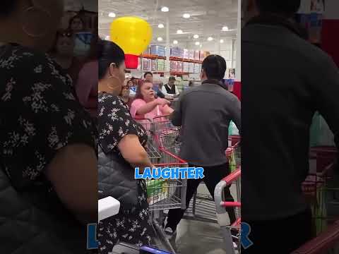 This DUMB Karen Got Painful Lesson After Trying To Cut the Line! 😏#instantkarma #shorts