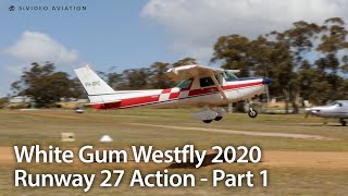 Westfly 2020 Runway 27 action at a windy White Gum Air Park (YWGM) - Part 1.