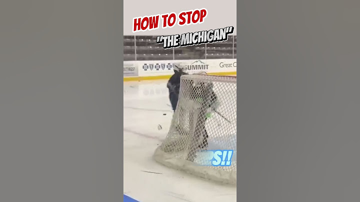 How to stop the Michigan Goal! Bedard watch out! #shorts