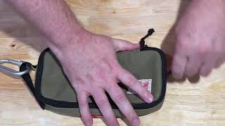 Rough Enough Small Tool Pouch Canvas Bag Edc Pouch Tool Kit Ogranizer Re8264-Army Green