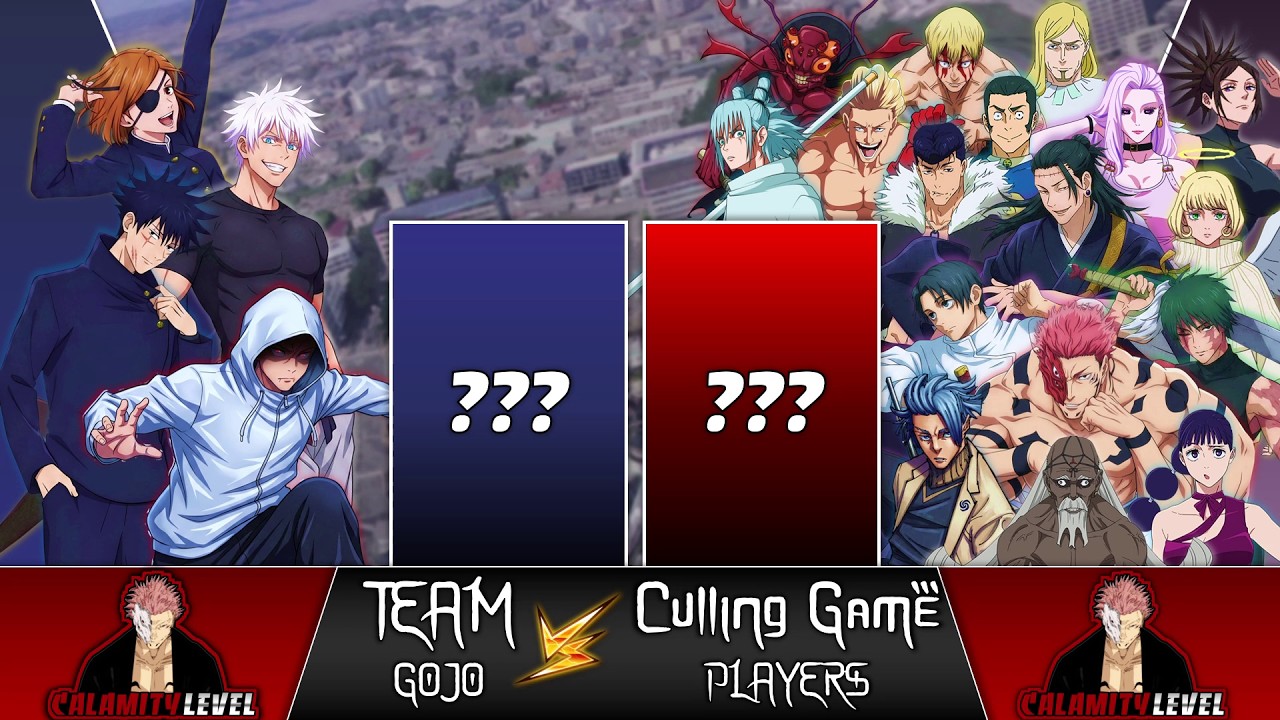 TEAM GOJO vs ALL CULLING GAME PLAYERS Power Levels 2026 🔥 (Jujutsu Kaisen)