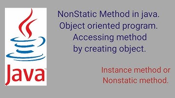 Instance Method or Non static method in java. java 8/java 10-16.oops concept.
