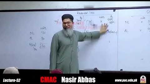 CAF 03 | CMA | LECTURE # 52  |BY SIR NASIR ABBAS | SEPTEMBER 2024 ATTEMPT
