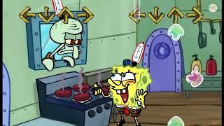 Fnf Krusty Karoling Game Over Fnf Vs Spongebob, Squidware, Kusty Crab And Krabby Patty