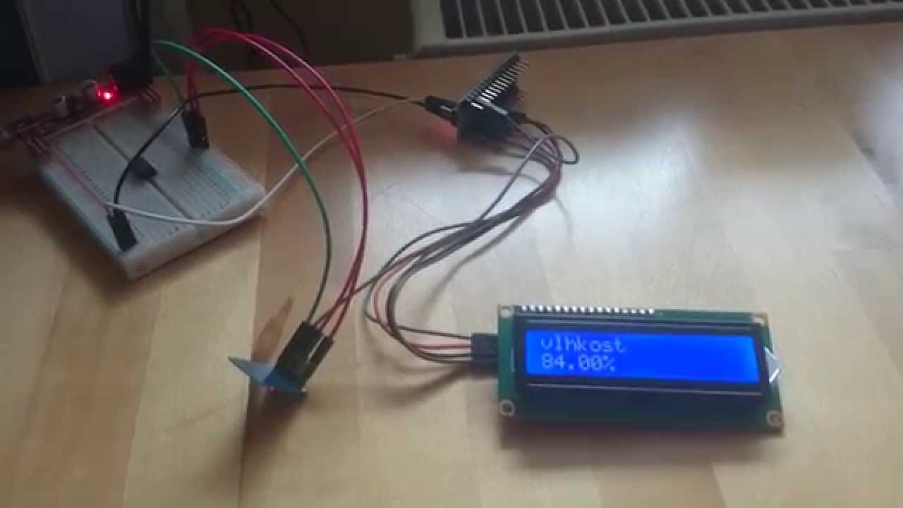 Arduino Nano Esp8266 16x2 Lcd Youtube