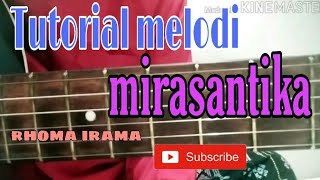 Tutorial Melodi Intro Lagu MIRASANTIKA | Rhoma Irama | Tutorial Melodi Sederhana |