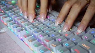 ASMR - DIGITANDO NO TECLADO MECÂNICO + LUZES (No Talking) screenshot 4