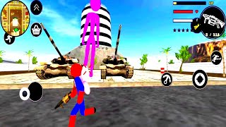 Flying Spider Stickman Rope Hero 2023 screenshot 5