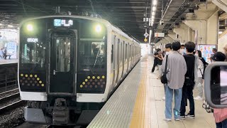 【入線シーン】日光線折り返し日光行きE131系600番台TN2編成宇都宮駅入線シーン