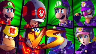 Mario Strikers Battle League Team Toad, Luigi, Donkey Kong, Wario Clash for the Championship Cup!
