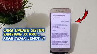 sangat gampang cara memperbarui perangkat lunak Samsung j7 pro
