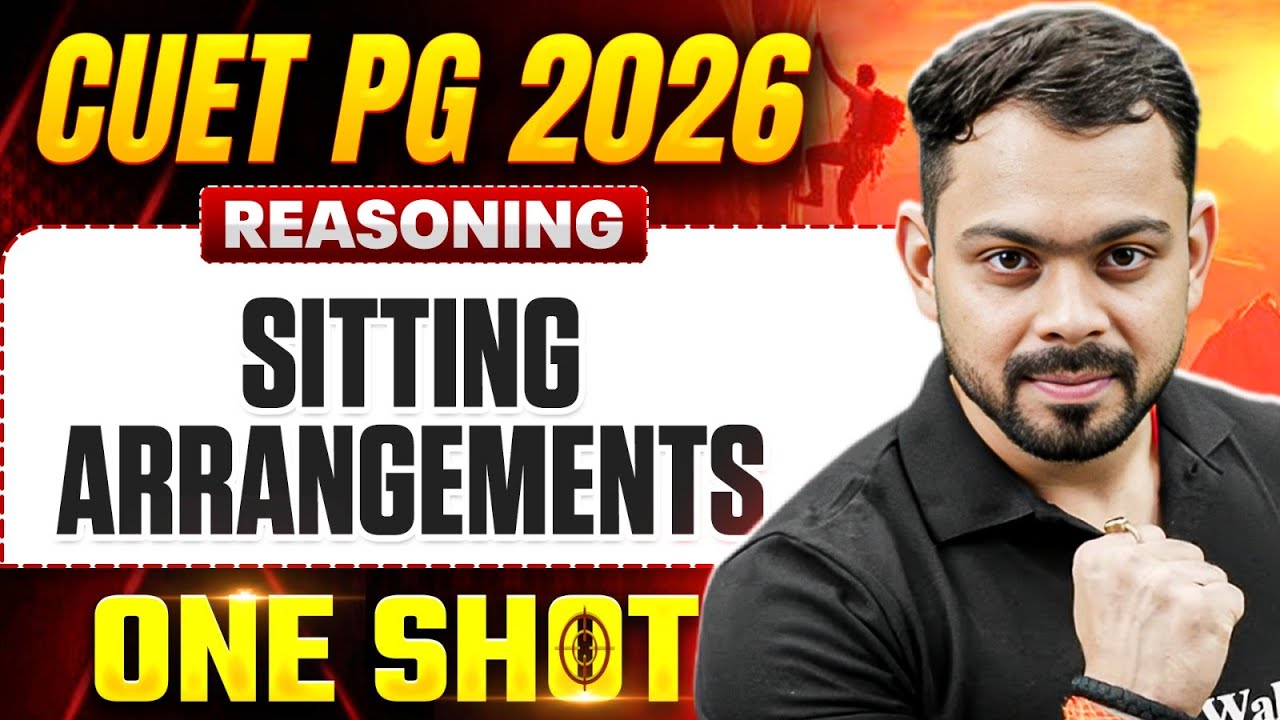 CUET PG Reasoning 2026 | CUET PG Sitting Arrangement | CUET PG ...