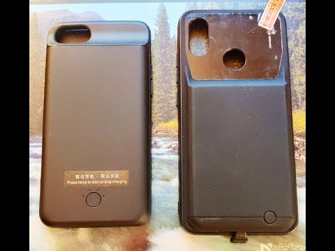 Чехлы-аккумуляторы (Smart Power Case) для Apple IPhone 6, 6s, 7, 8, SE и Xiaomi Mi 8