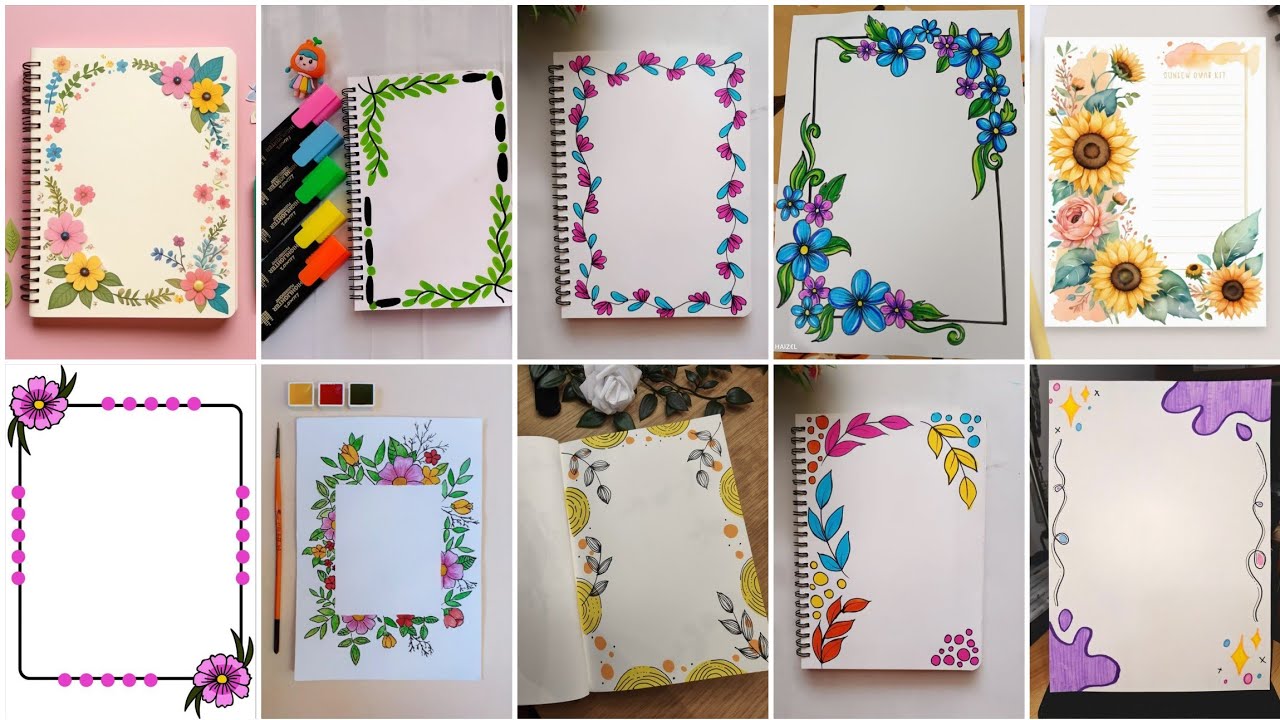 Top Assignment Front Page Designs for 2026 | Border design for project ...