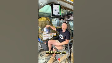 Set a reference point with XSITE Easy 2D system from MOBA.         #earthworkshub