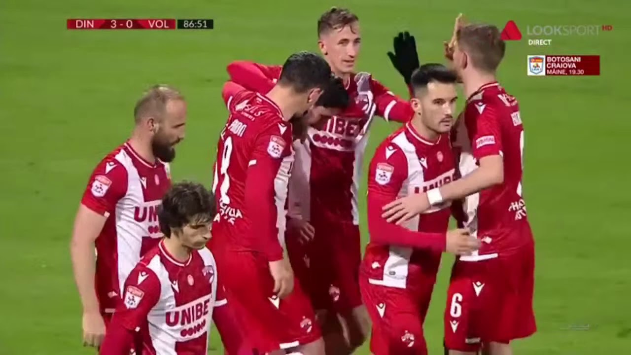 GOOOL! Dinamo - FC Voluntari 3-0! Borja Valle reușește ”dubla”