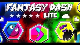 EL MEJOR FANGAME DE GEOMETRY DASH || Fantasy Dash Lite by Boot Dark Games! || PhoeniX screenshot 1