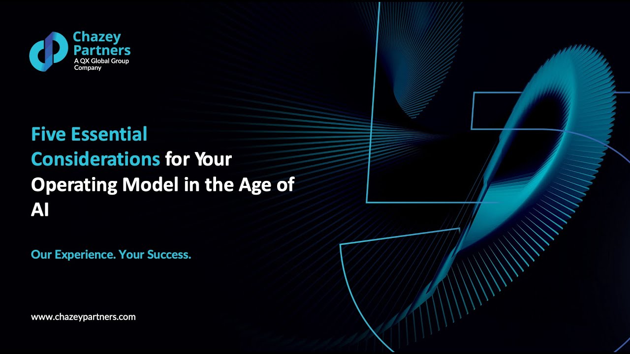 Operating Model Transformation in the Age of AI (5 essential considerations)
