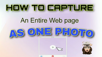 HOW TO SAVE AN ENITRE WEBPAGE TO VIEW OFFLINE