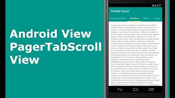 Android ViewPagerTabScroll View