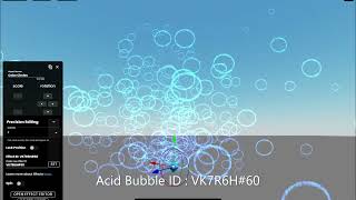 Acid bubble particle system |framevr| virtual reality