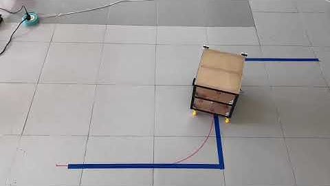 Trajectory tracking robot using adaptive Pure Pursuit algorithm Demo 2
