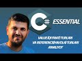 C# Essential. Value (qiymat) turlari va reference(havola) turlari. Amaliyot