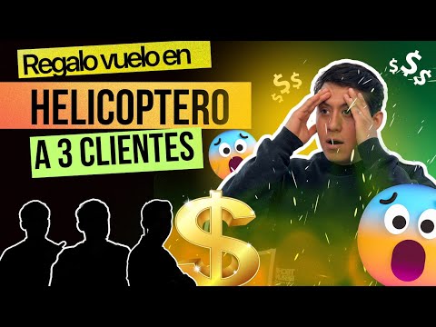 Regalé un vuelo en helicóptero (y esto fue lo que pasó)