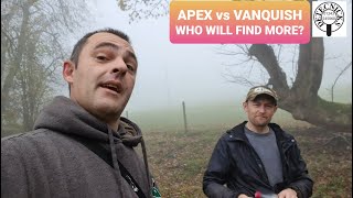 Garrett Apex vs Minelab Vanquish.  who will find the most