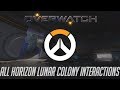 Overwatch - All Horizon Interactions + Telescope Quotes