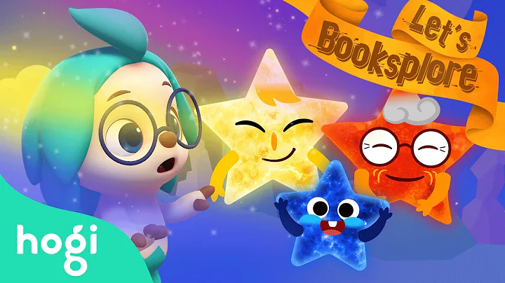 Colorful stars | Planet Exploration Song | Let's Booksplore with Hogi | Learn with Hogi