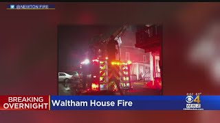Waltham House Fire Displaces Residents
