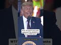 WTF: Donald Trump asks audience if he should run for a THIRD term