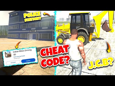 NEW UPDATE 🤯 JCB, POLICE STATION CHEAT CODE IN INDIAN BIKE DRIVING 3D 