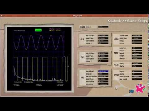 古ネタARDUINO簡易オシロを基板に・・・(^^;