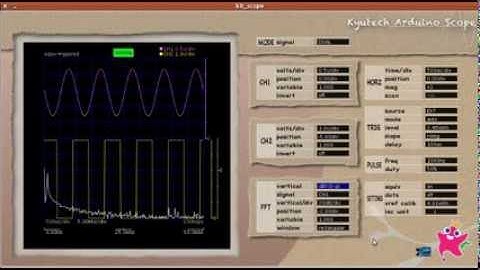 古ネタARDUINO簡易オシロを基板に・・・(^^;