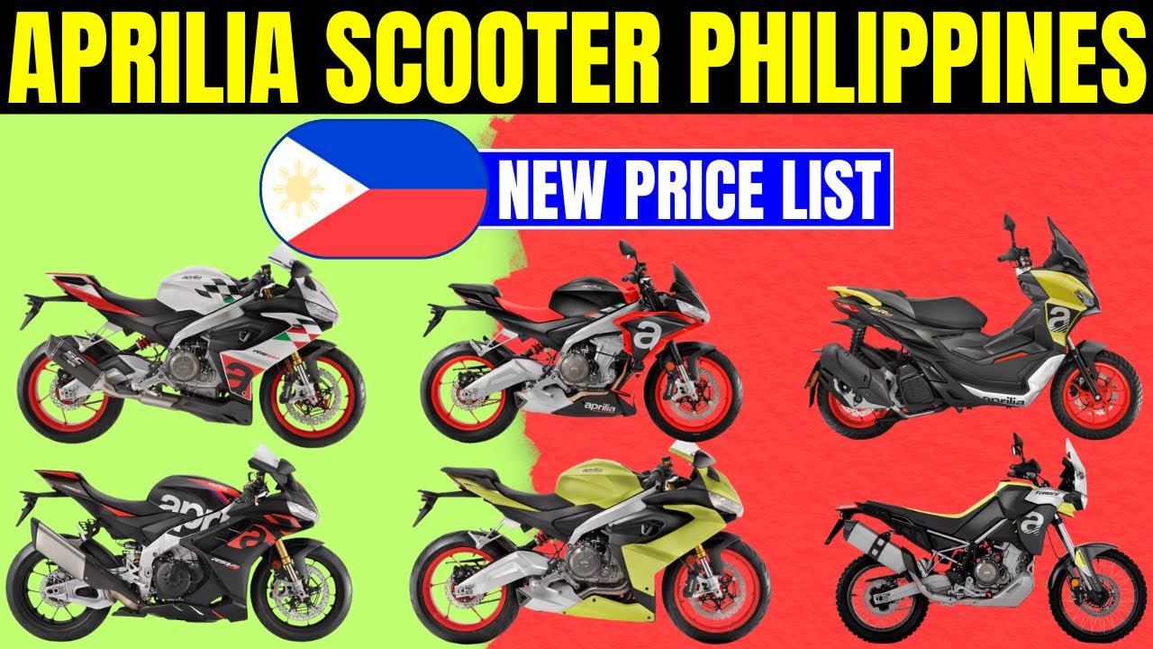 Aprilia Scooter Philippines Price List 2025 | RSV4, Tuono V4, Tuareg 660, RS 660, Tuono 660, RS 457