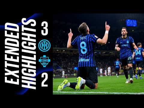 IL THRILLER DI SAN SIRO: ANDIAMO IN FINALE DI COPPA ITALIA 🖤💙 | INTER 3-2 COMO | EXTENDED HIGHLIGHTS — football highlights