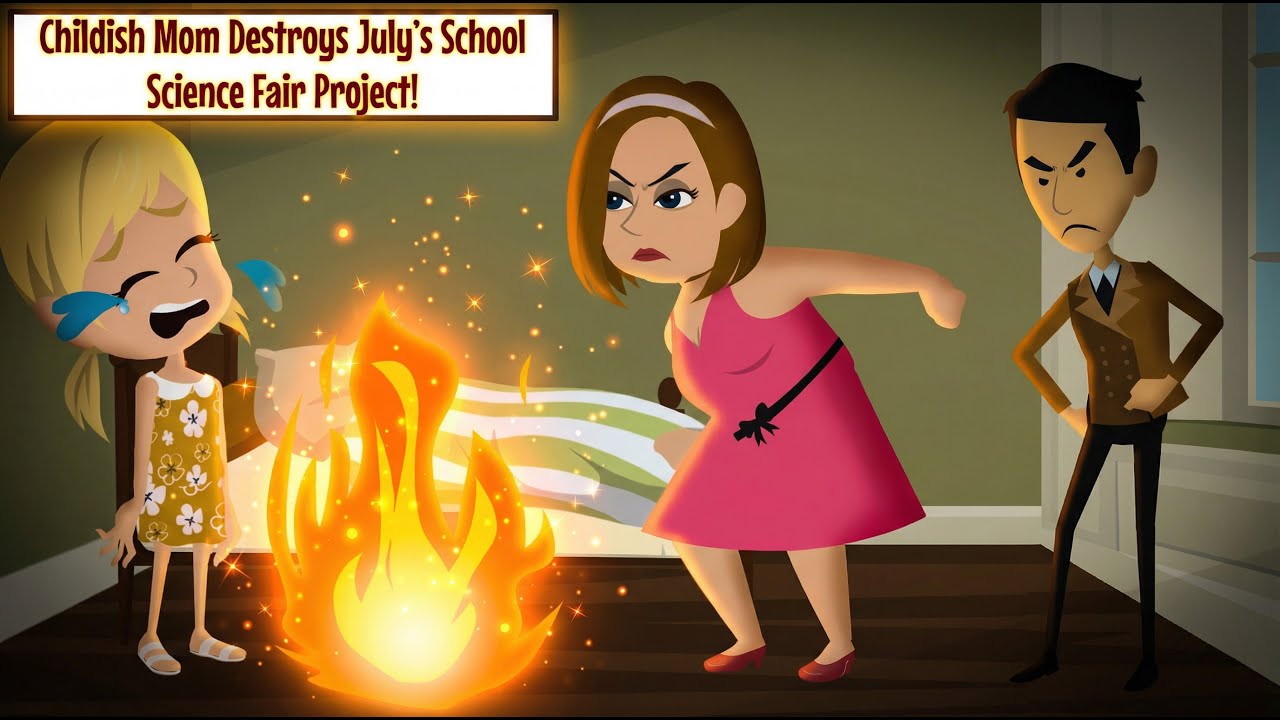 Childish Mom Destroys July’s School Science Fair Project!