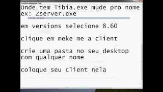 Como Criar Um Client Proprio Para Tibia 8.6