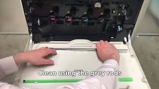 How To Use The Cleaning Rods - Sharp MFP - 00/01/10/11/14/40