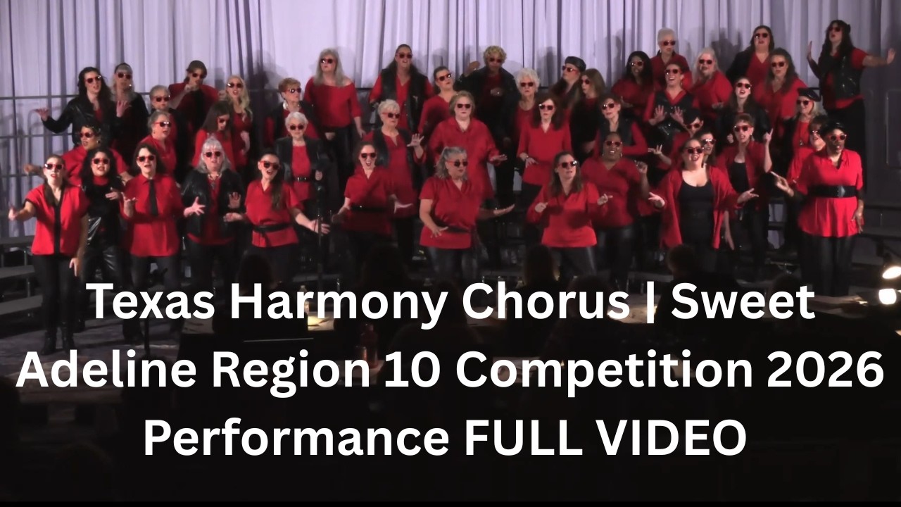 Guarda Texas Harmony Chorus | Sweet Adeline Region 10 Competition 2026 Performance FULL VIDEO su YouTube Guarda Texas Harmony Chorus | Sweet Adeline Region 10 Competition 2026 Performance FULL VIDEO su YouTube