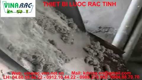 Thiết bị lược rác tĩnh