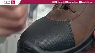 Toe-tapping smart shoes send Morse code messages.